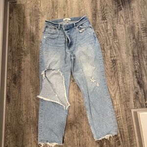 Abercrombie 90s Straight Leg Ultra High Rise Curve Love